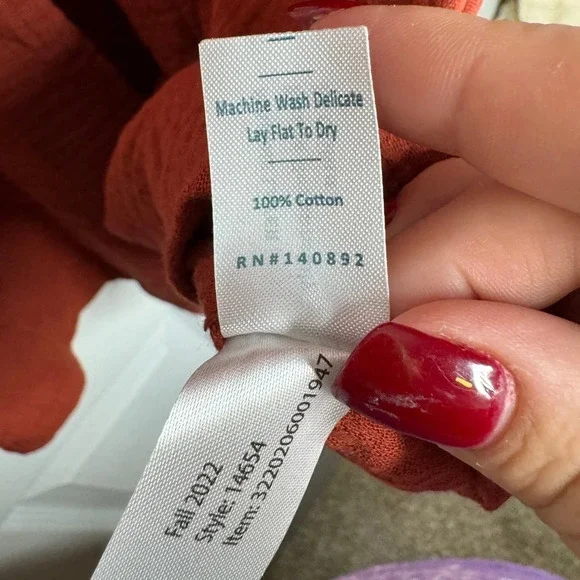 MARINE LAYER NWT Jamie Short Sleeve Mini Dress Barn Red Size Small Pockets - Picture 8 of 9